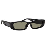 Talita Rectangular Sunglasses in Black