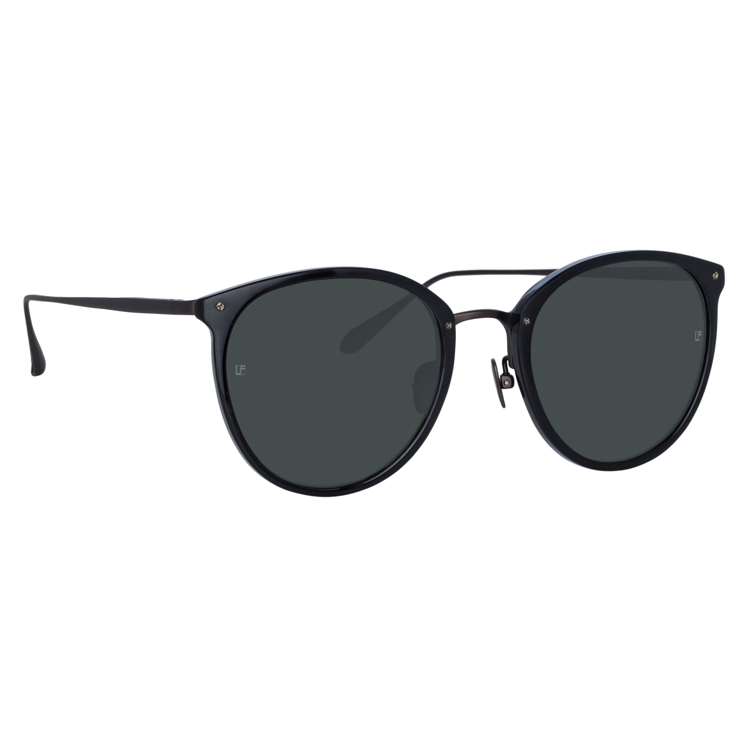 Calthorpe Sunglasses in Black and Matt Nickel