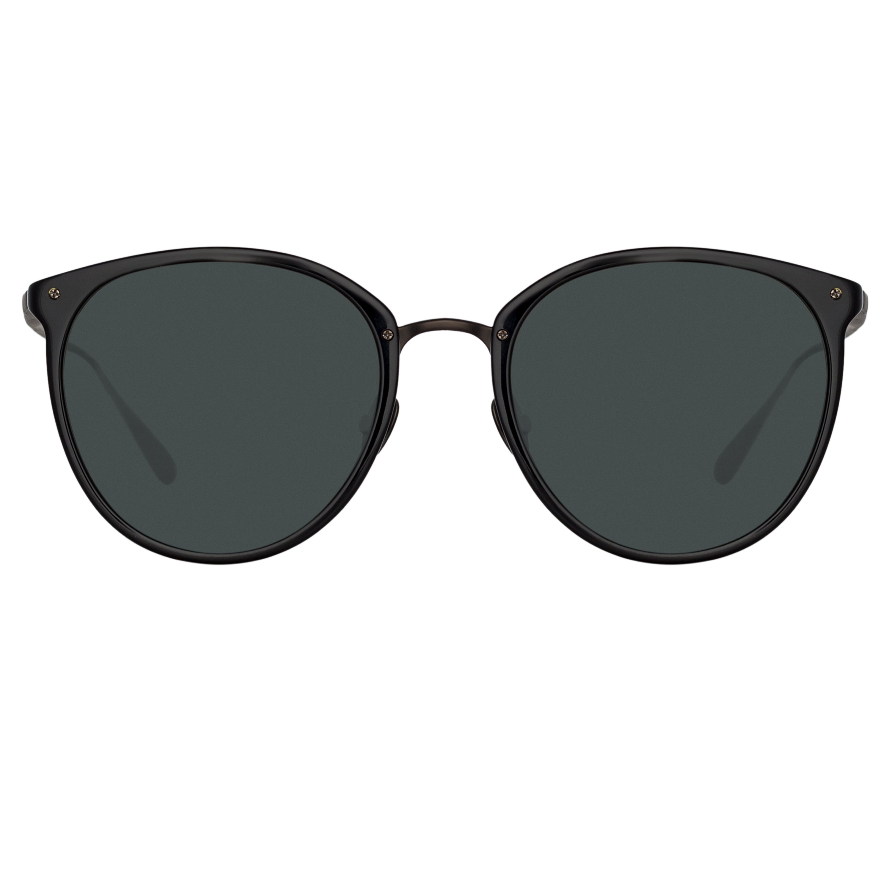 Calthorpe Sunglasses in Black and Matt Nickel