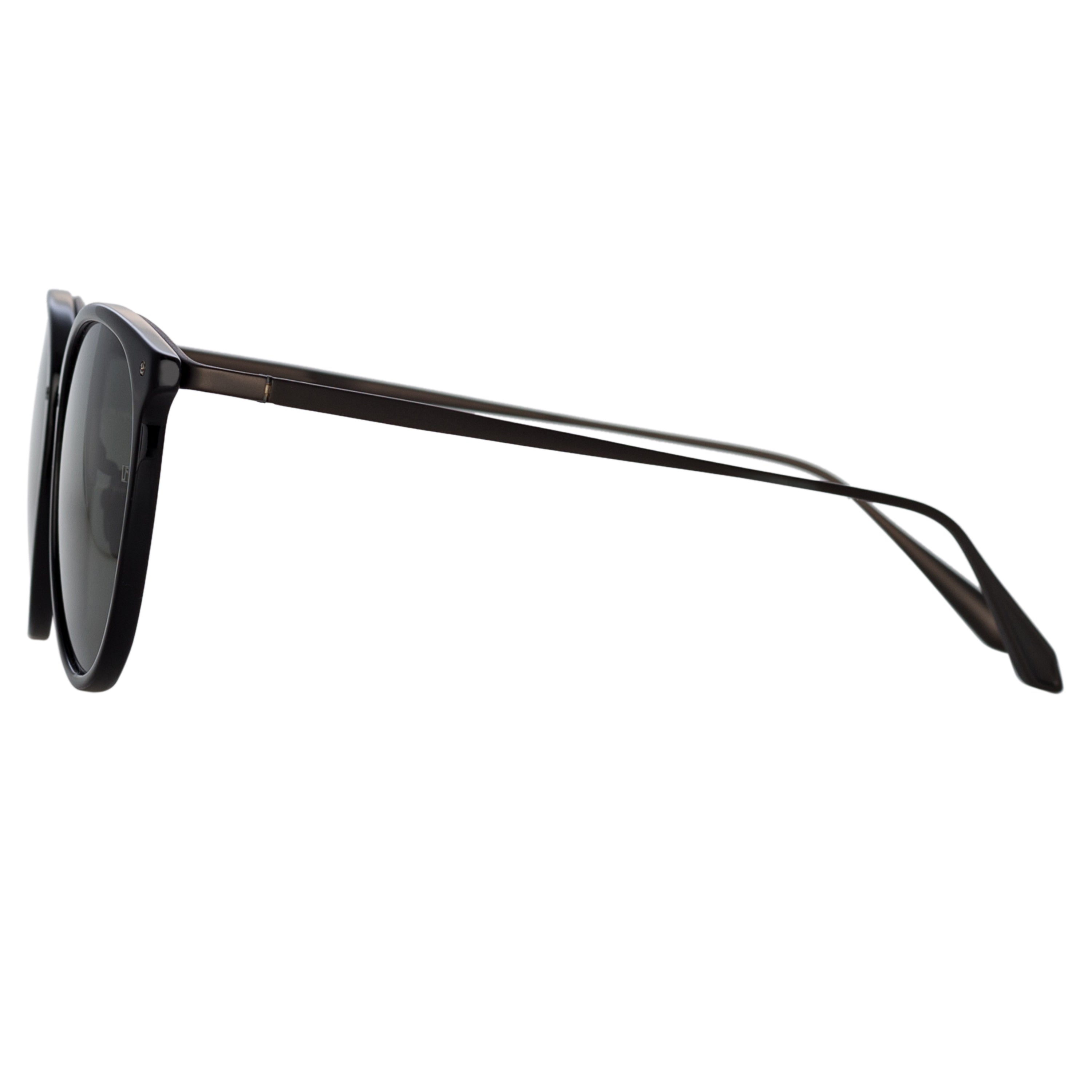 Calthorpe Sunglasses in Black and Matt Nickel