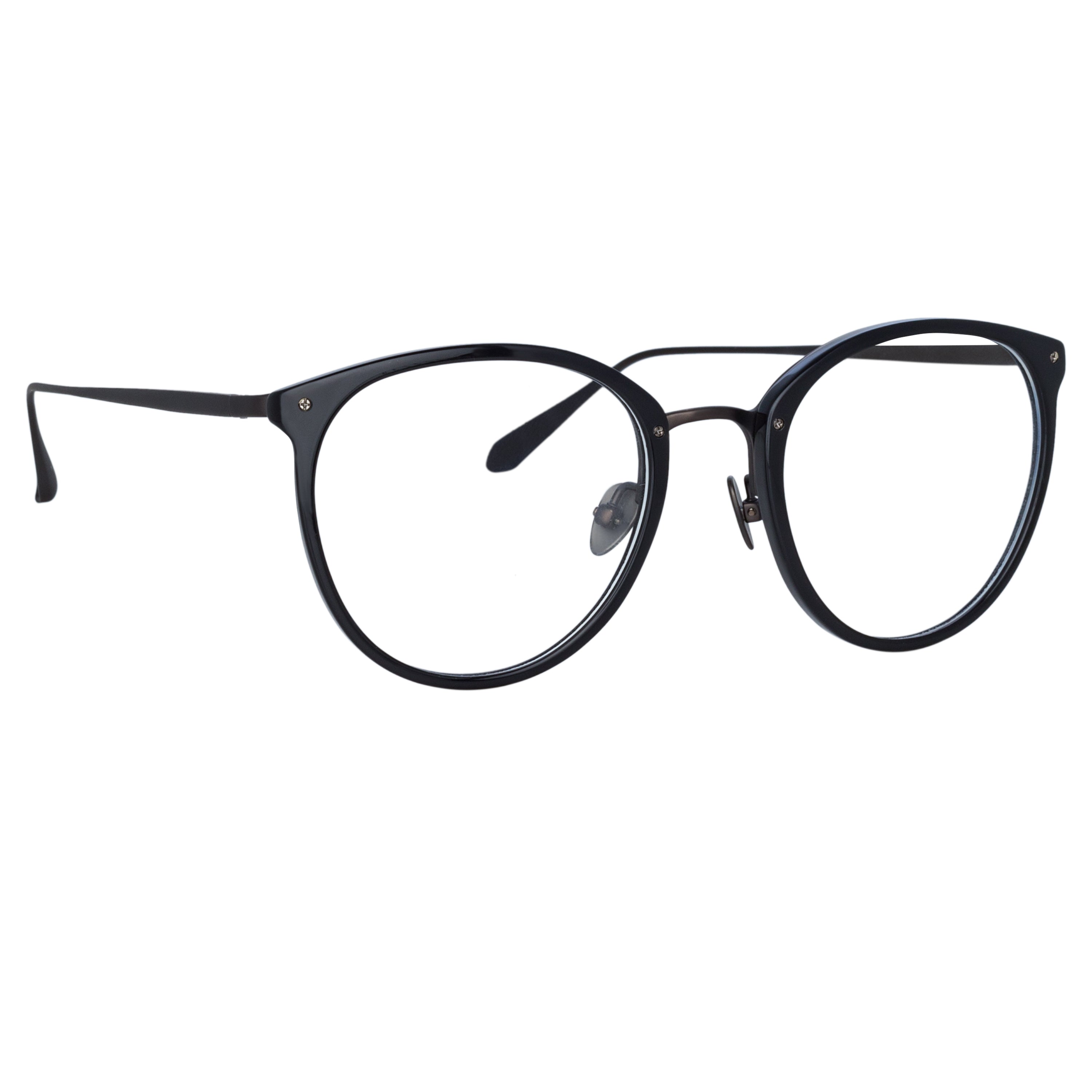 Calthorpe Optical Frame in Black and Nickel