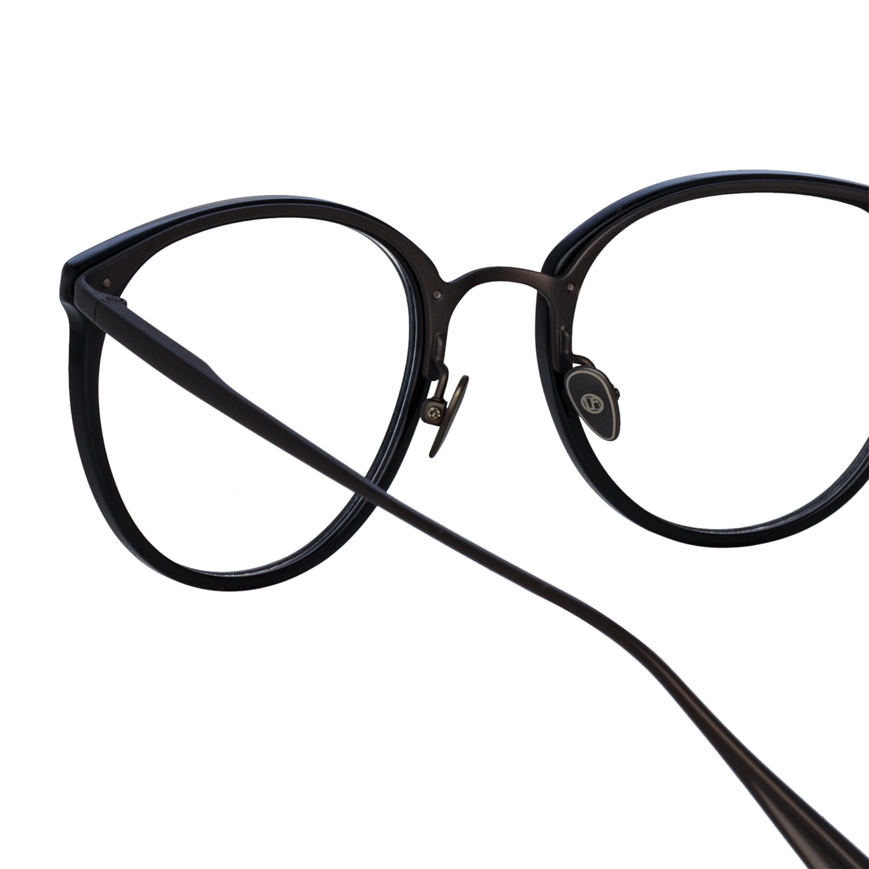 Calthorpe Optical Frame in Black and Nickel