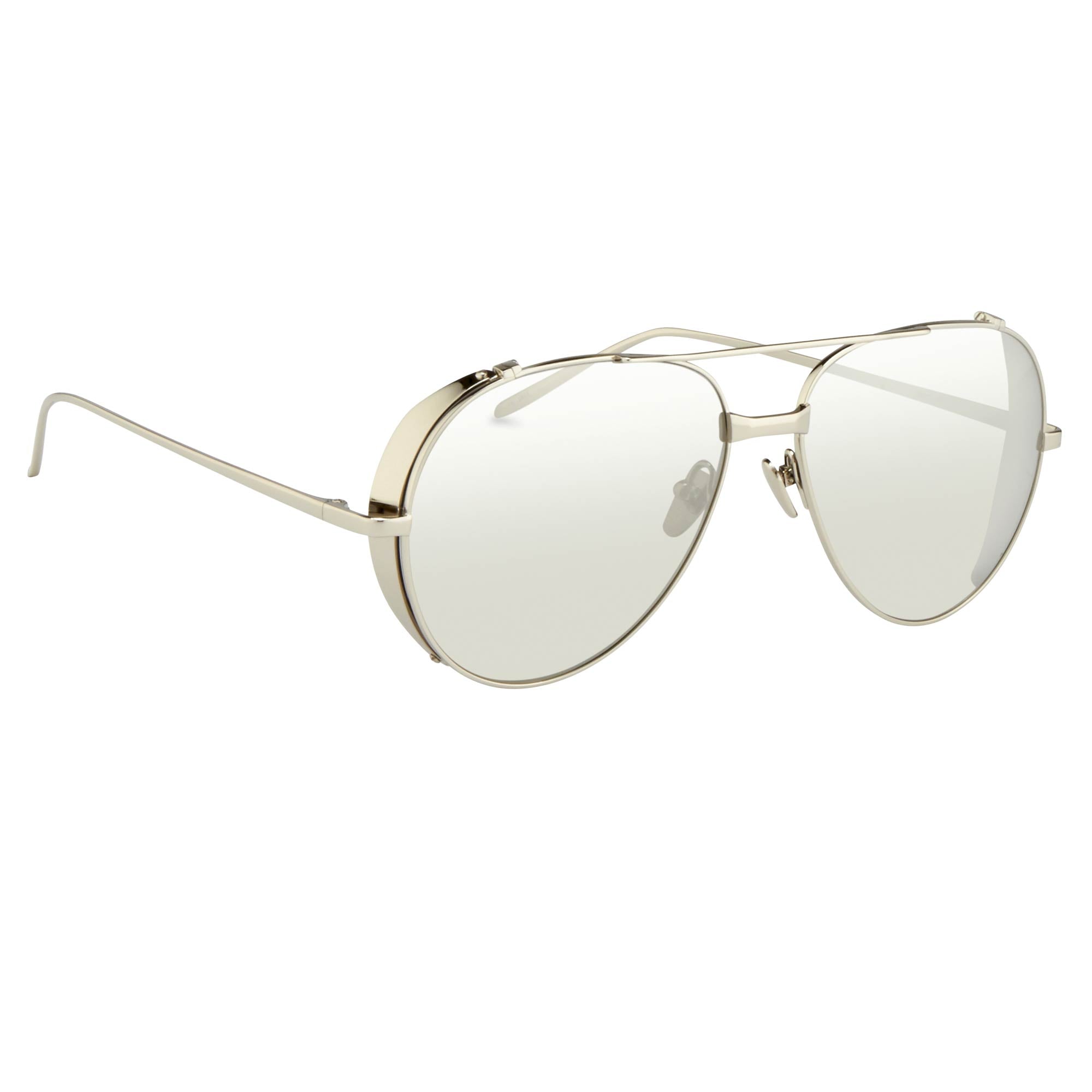 Aviator Sunglasses in Platinum