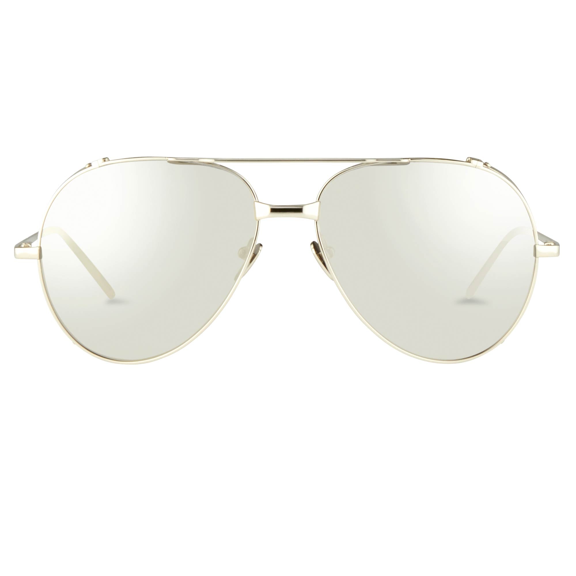 Aviator Sunglasses in Platinum