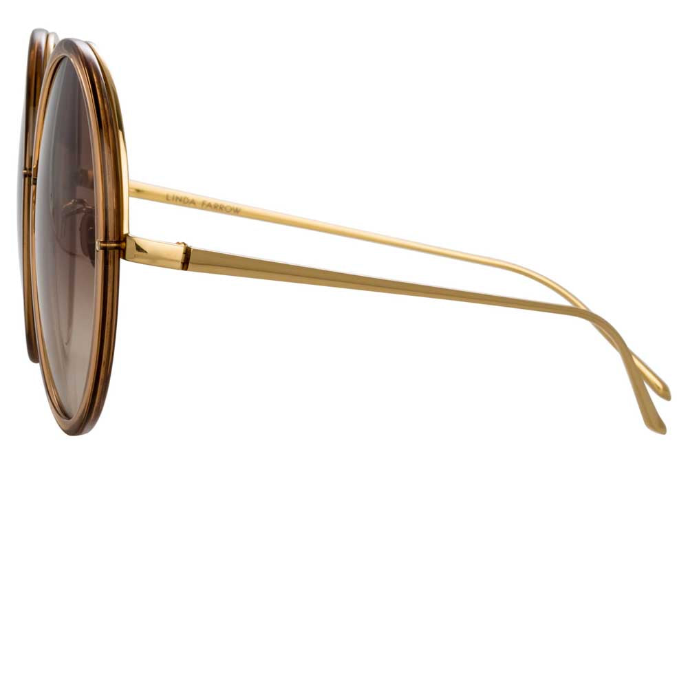 Kew Sunglasses in Brown Frame