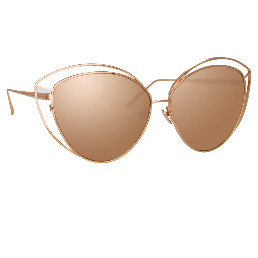 Linda Farrow Lorita C3 Cat Eye Sunglasses