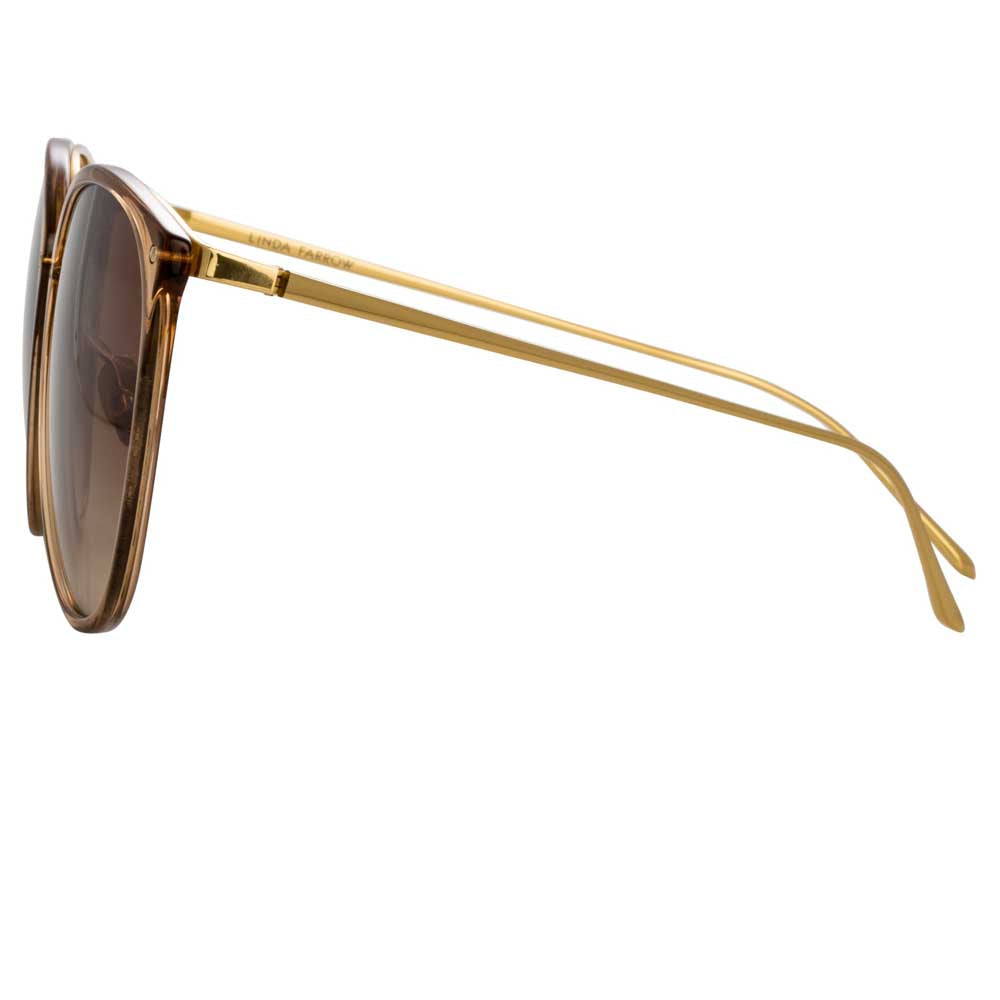 Kings Sunglasses in Brown Frame