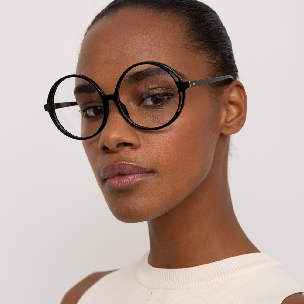 Bianca Round Optical Frame in Brown