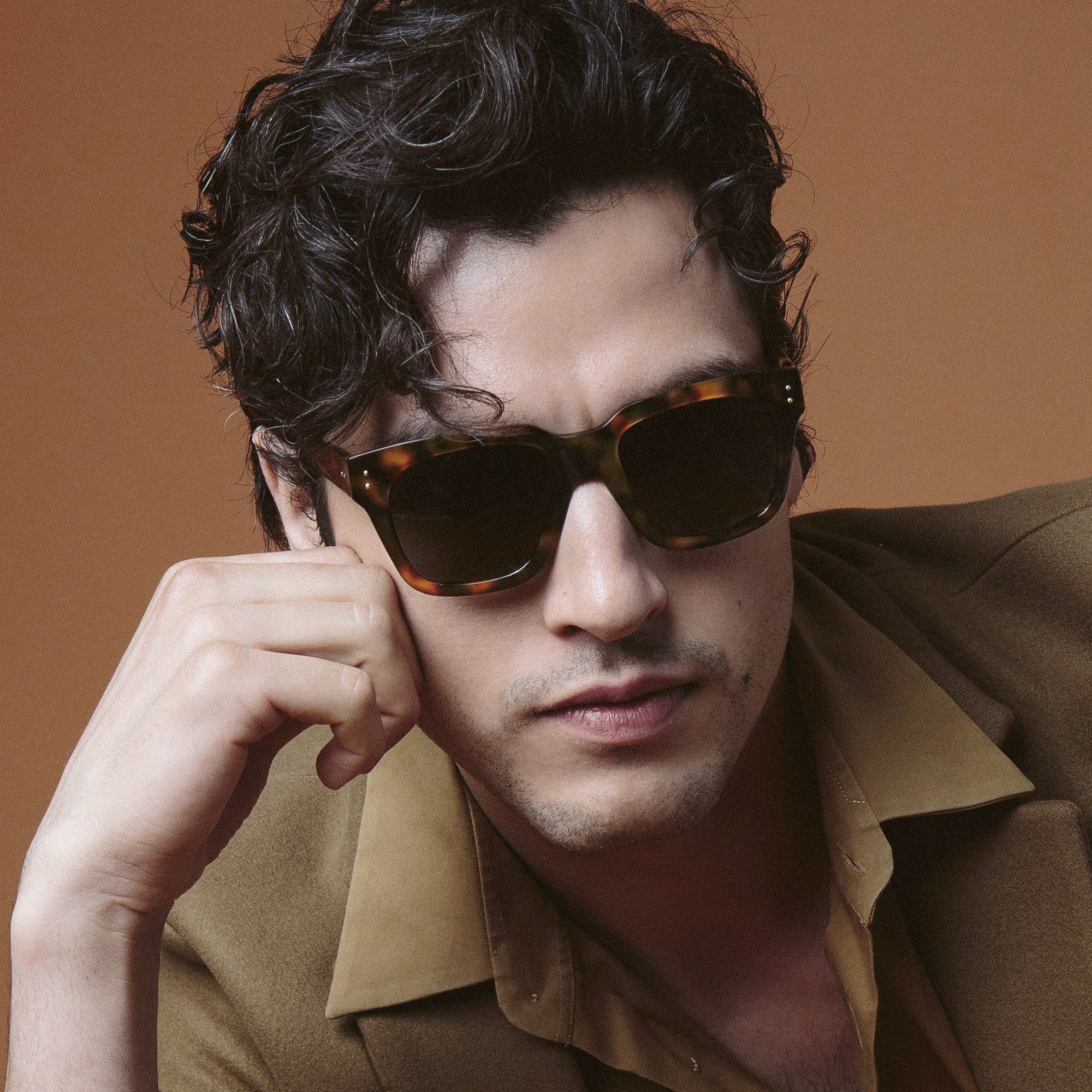 Max Sunglasses in Green and Tortoiseshell Frame