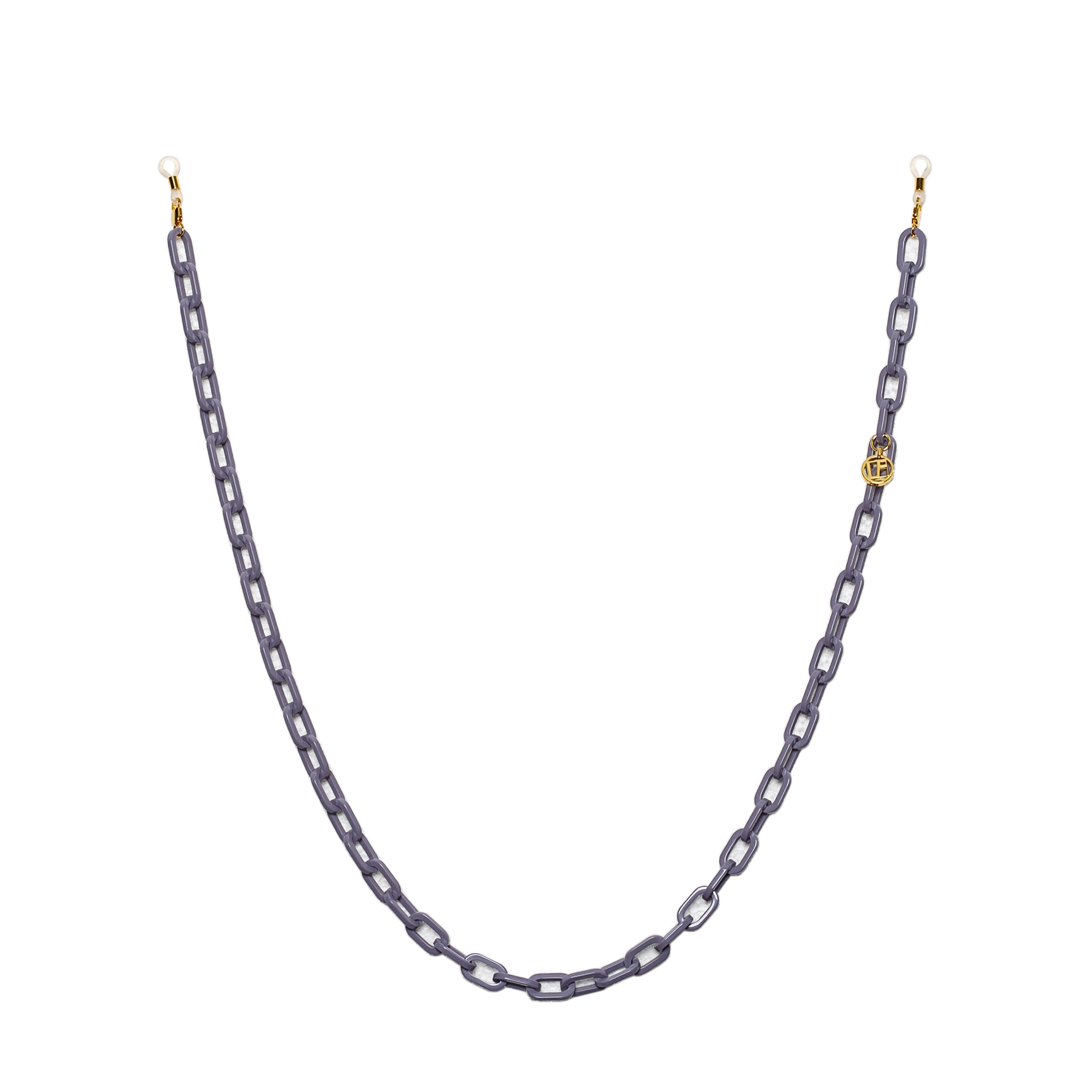 Lilac Small Square Acetate Chain