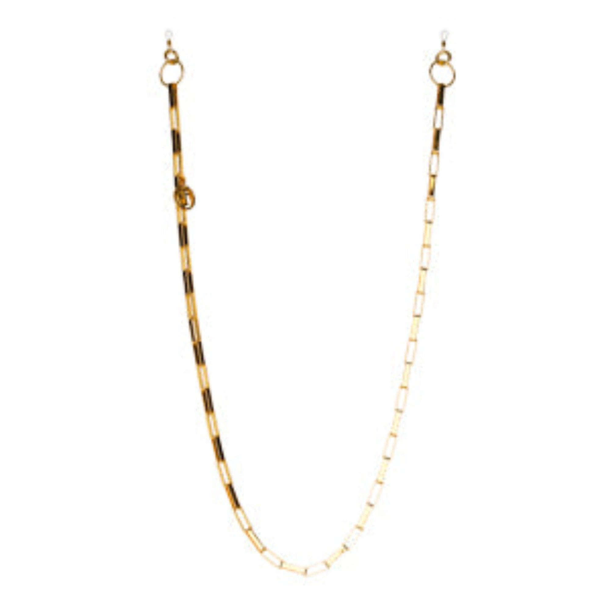 Gold Metal Rectangle Chain