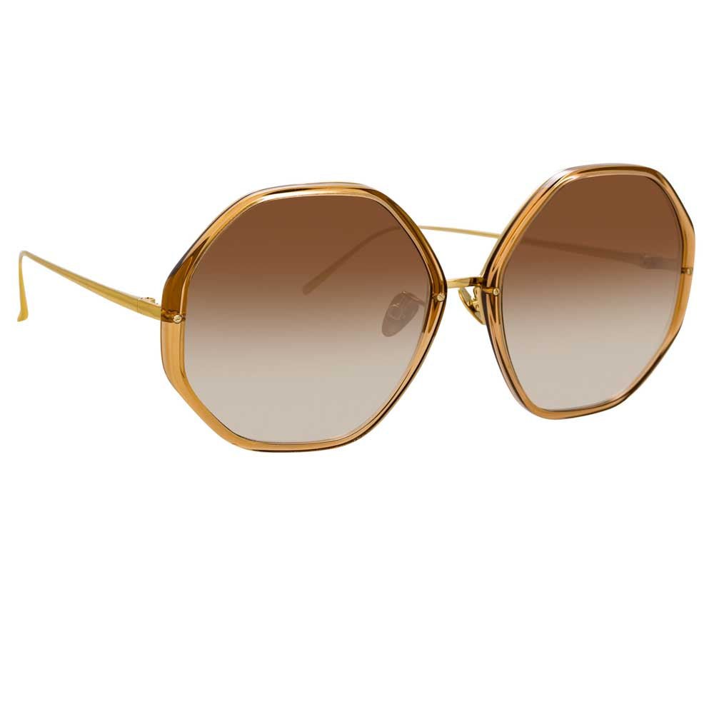 Alona Optical Frame in Brown Frame - LINDA FARROW - Sunglasses - 