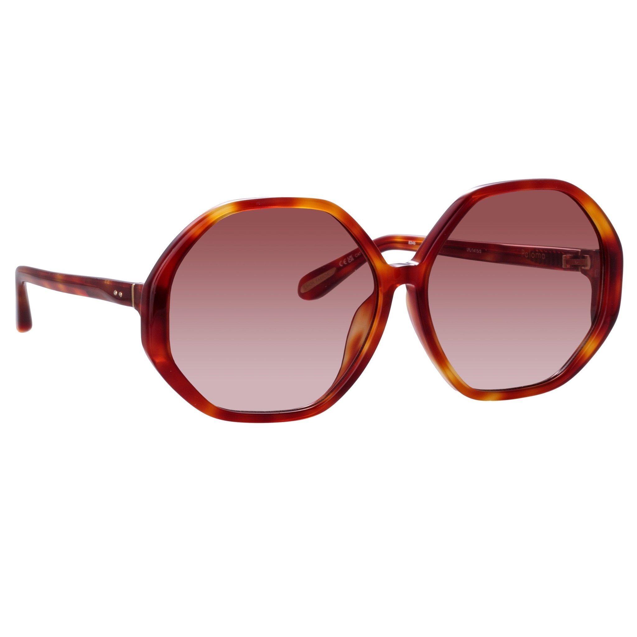 Paloma Sunglasses in Amber - LINDA FARROW - Sunglasses - 